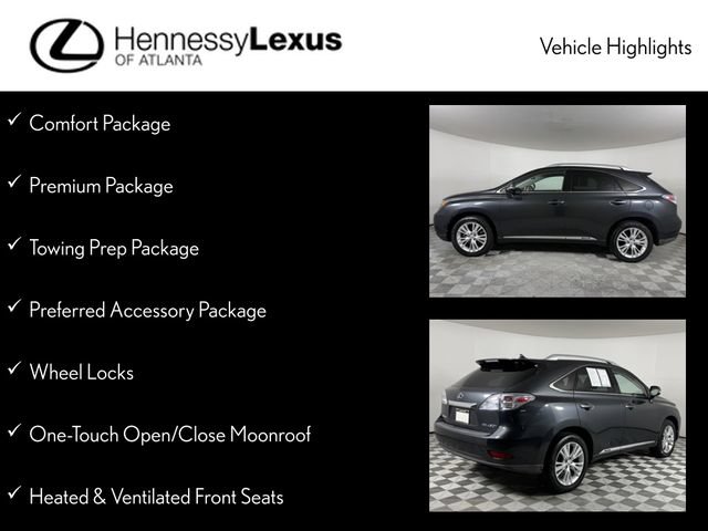 Used 2010 Lexus RX 450h AWD w/ Premium Pkg image 11