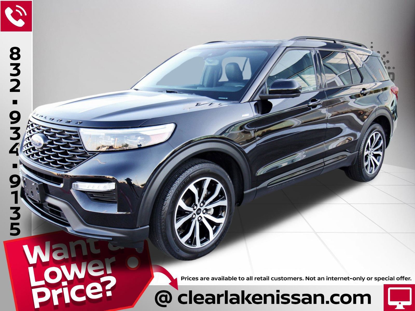 Used 2023 Ford Explorer ST-Line w/ Class IV Trailer Tow Package image 3