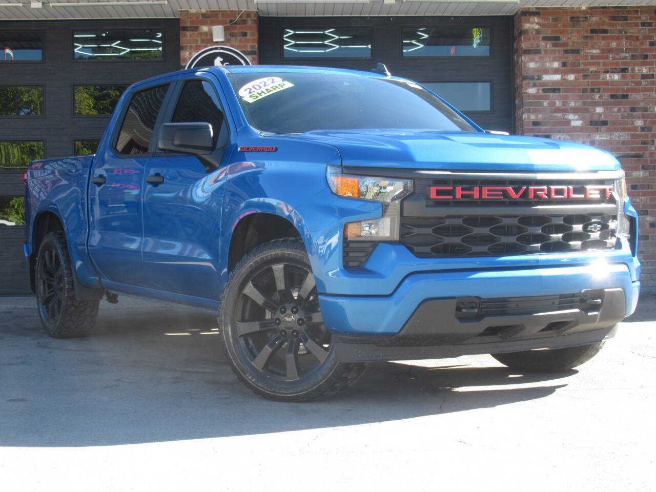 Used 2022 Chevrolet Silverado 1500 Custom w/ LPO, Dark Essentials Package