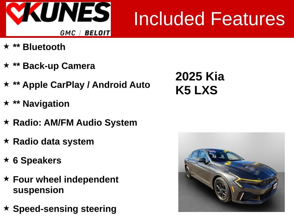 Used 2025 Kia K5 LXS image 2