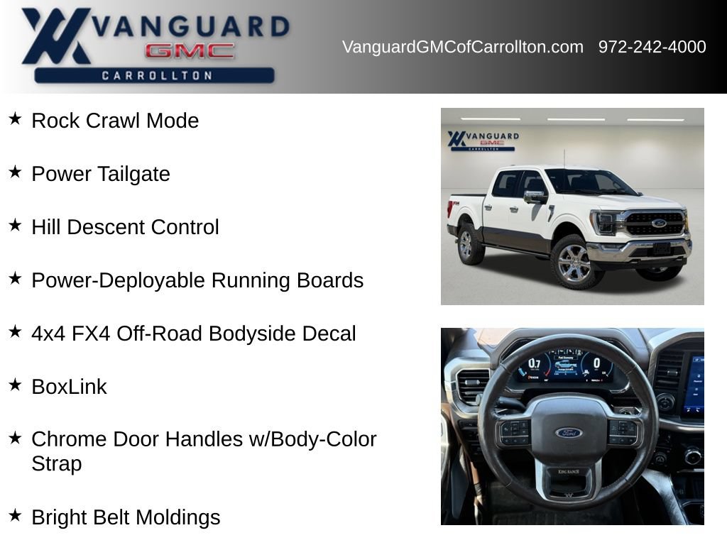 Used 2023 Ford F150 King Ranch w/ Equipment Group 601A High AWD/4WD image 12