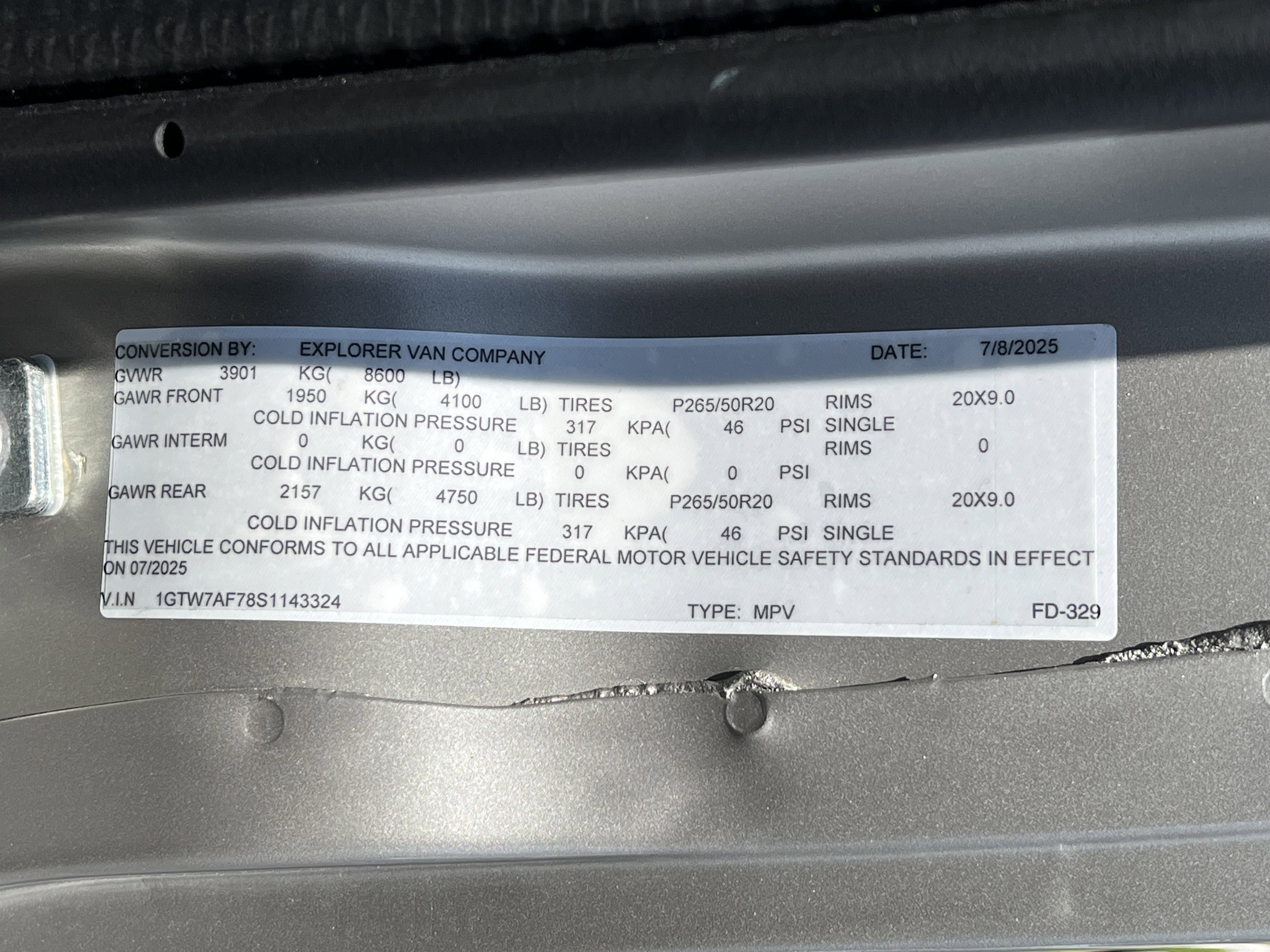 New 2025 GMC Savana 2500 w/ Driver Convenience Package RWD image 14