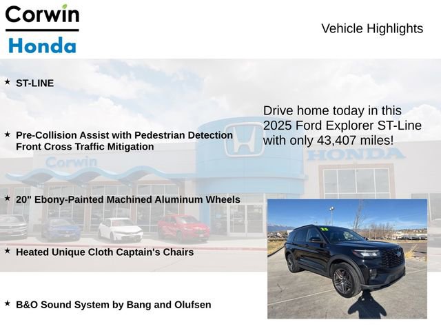 Used 2025 Ford Explorer ST-Line w/ ST-Line Street Pack image 6