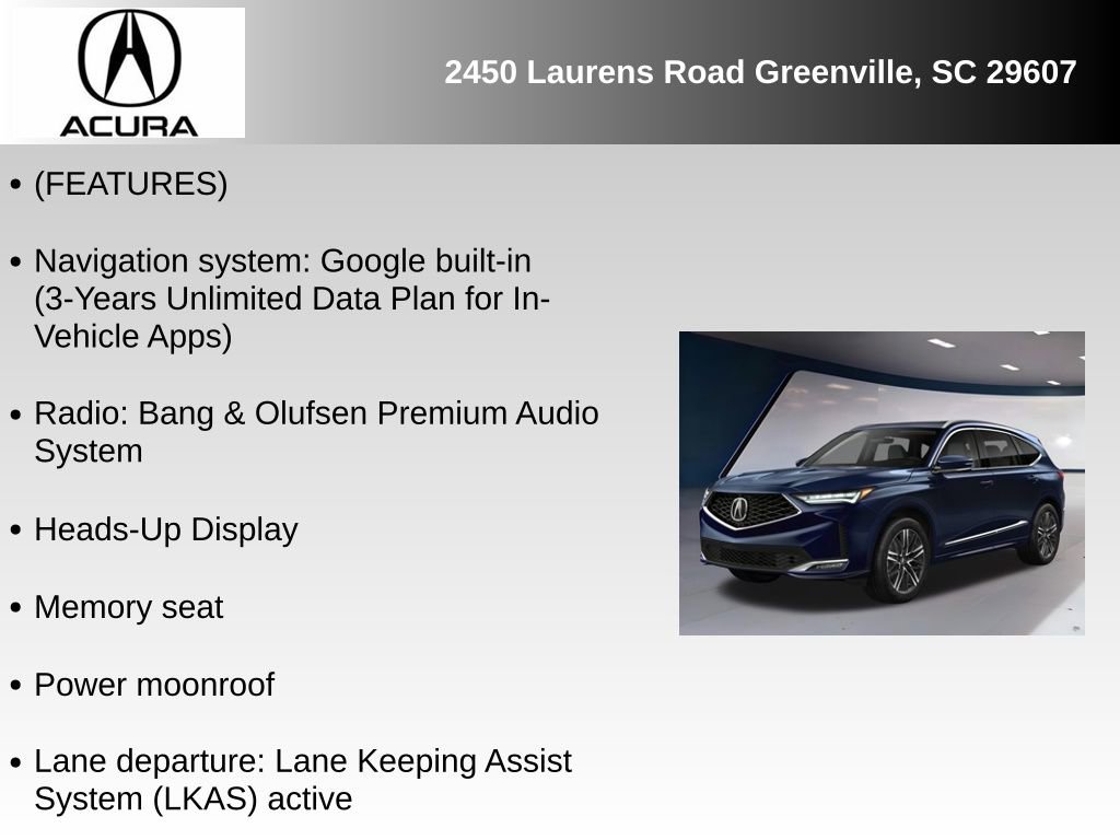 New 2026 Acura MDX w/ Advance Package image 2