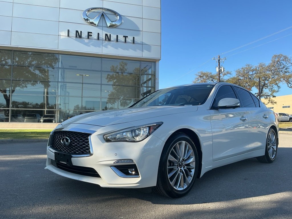 Used 2021 INFINITI Q50 Luxe w/ Seat & Sound Package