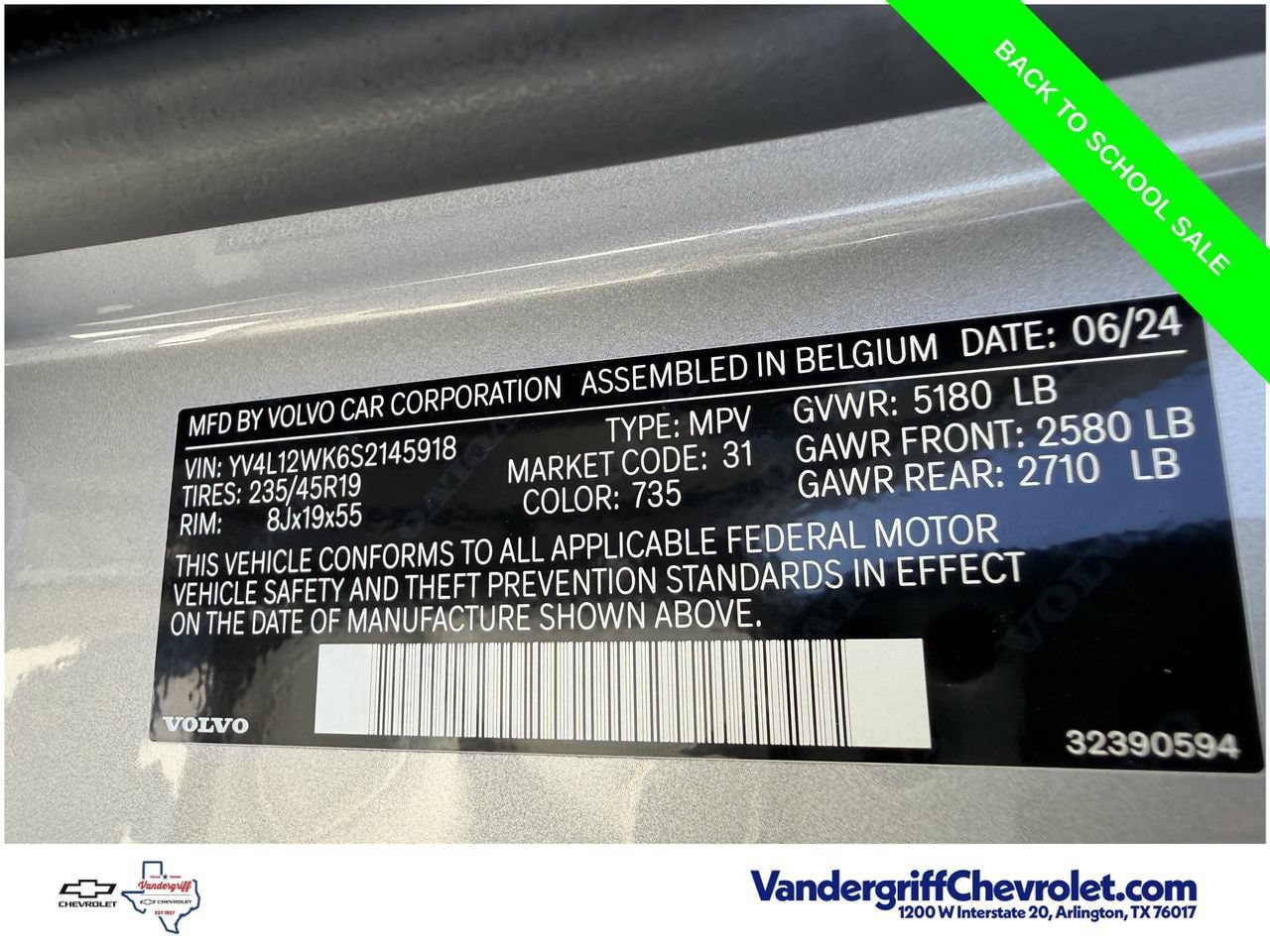 Used 2025 Volvo V60 B5 Cross Country Plus AWD/4WD image 29