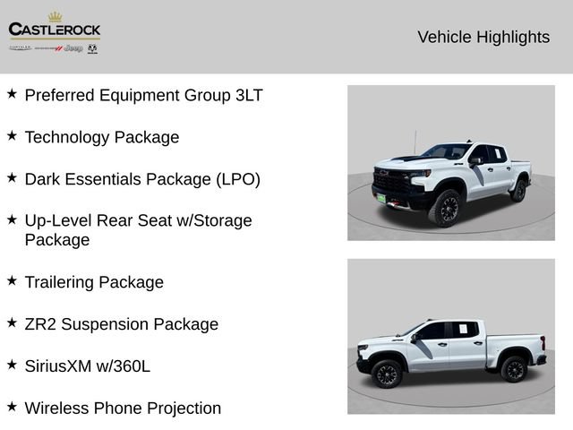 Used 2023 Chevrolet Silverado 1500 ZR2 w/ Technology Package AWD/4WD image 2