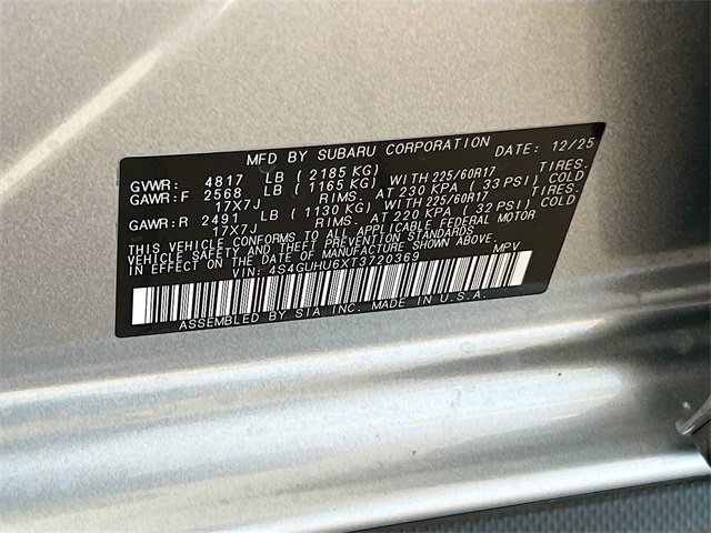 New 2026 Subaru Crosstrek 2.5i Wilderness image 35