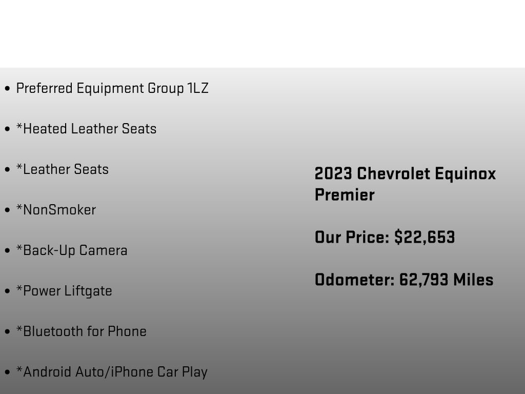 Used 2023 Chevrolet Equinox Premier AWD/4WD image 6
