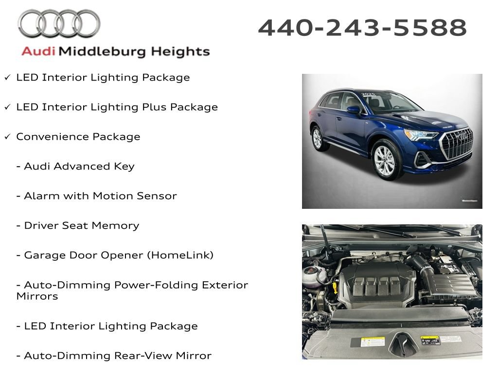 Certified 2025 Audi Q3 2.0T Premium Plus w/ Premium Plus Package AWD/4WD image 7