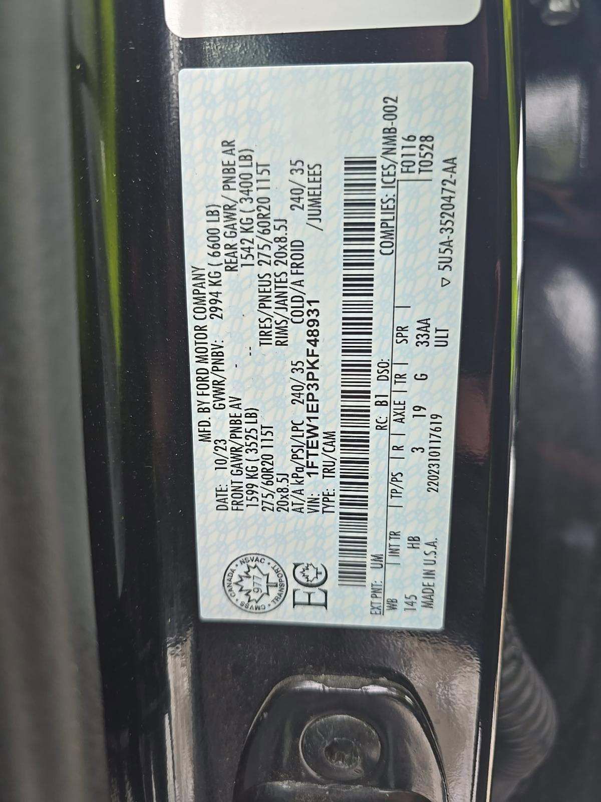 Used 2023 Ford F150 Lariat w/ Equipment Group 502A High image 28