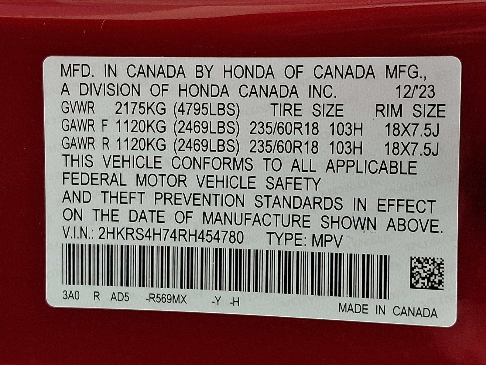 Certified 2024 Honda CR-V EX-L image 29