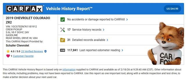 Used 2019 Chevrolet Colorado ZR2 image 5