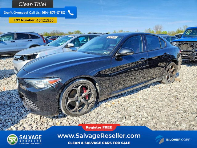 Used 2019 Alfa Romeo Giulia Ti Sport w/ Quick Order Package 22S Sport AWD/4WD image 1