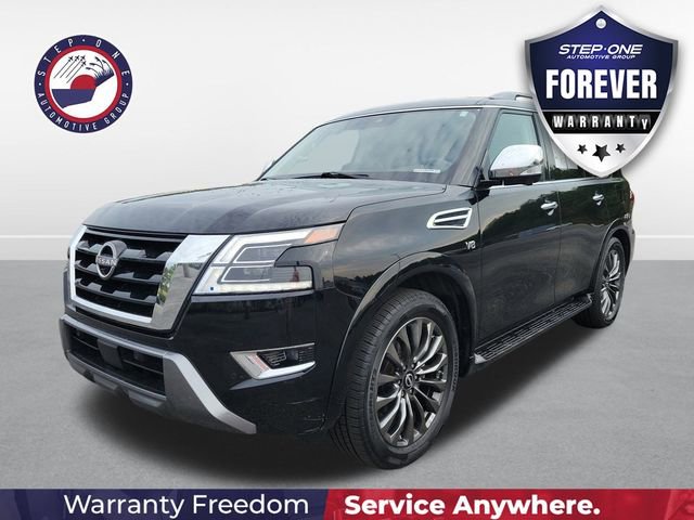 Used 2022 Nissan Armada Platinum w/ Captain's Chairs Package