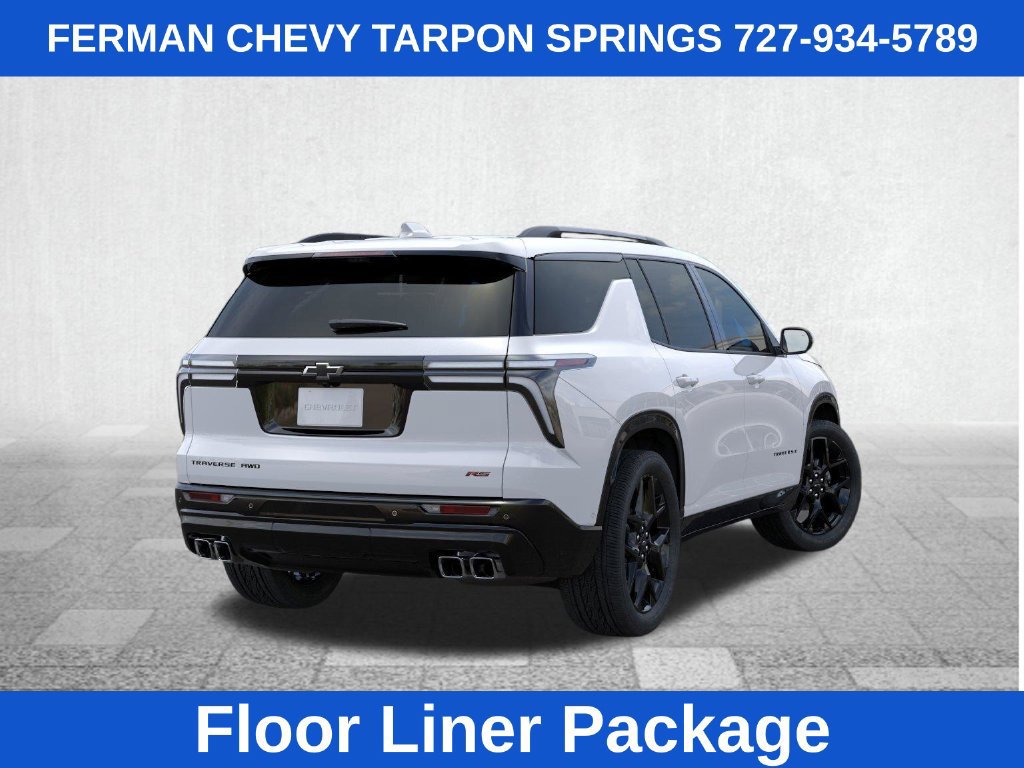 New 2026 Chevrolet Traverse RS w/ LPO, Floor Liner Package AWD/4WD image 6