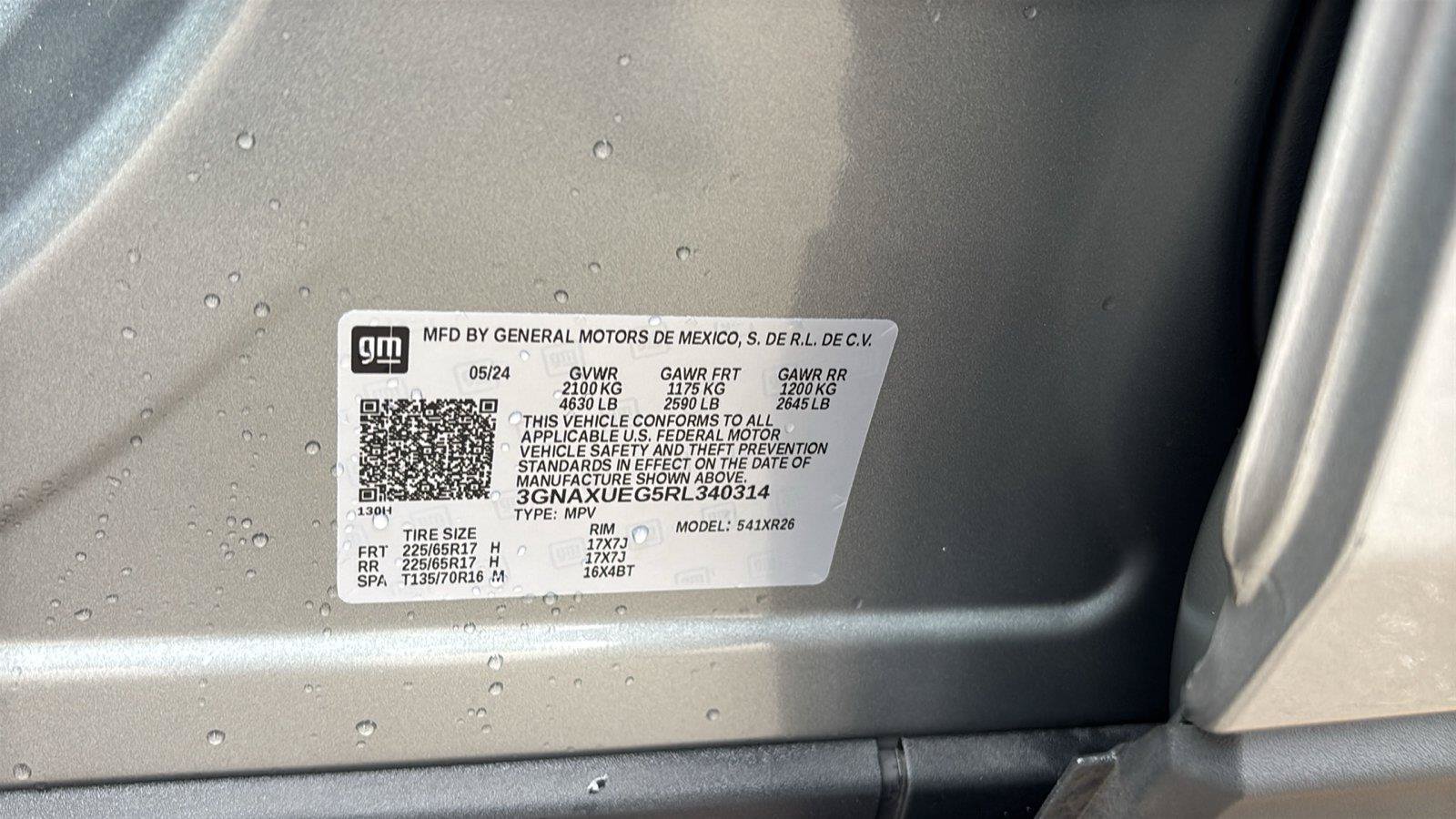 Certified 2024 Chevrolet Equinox LT AWD/4WD image 14
