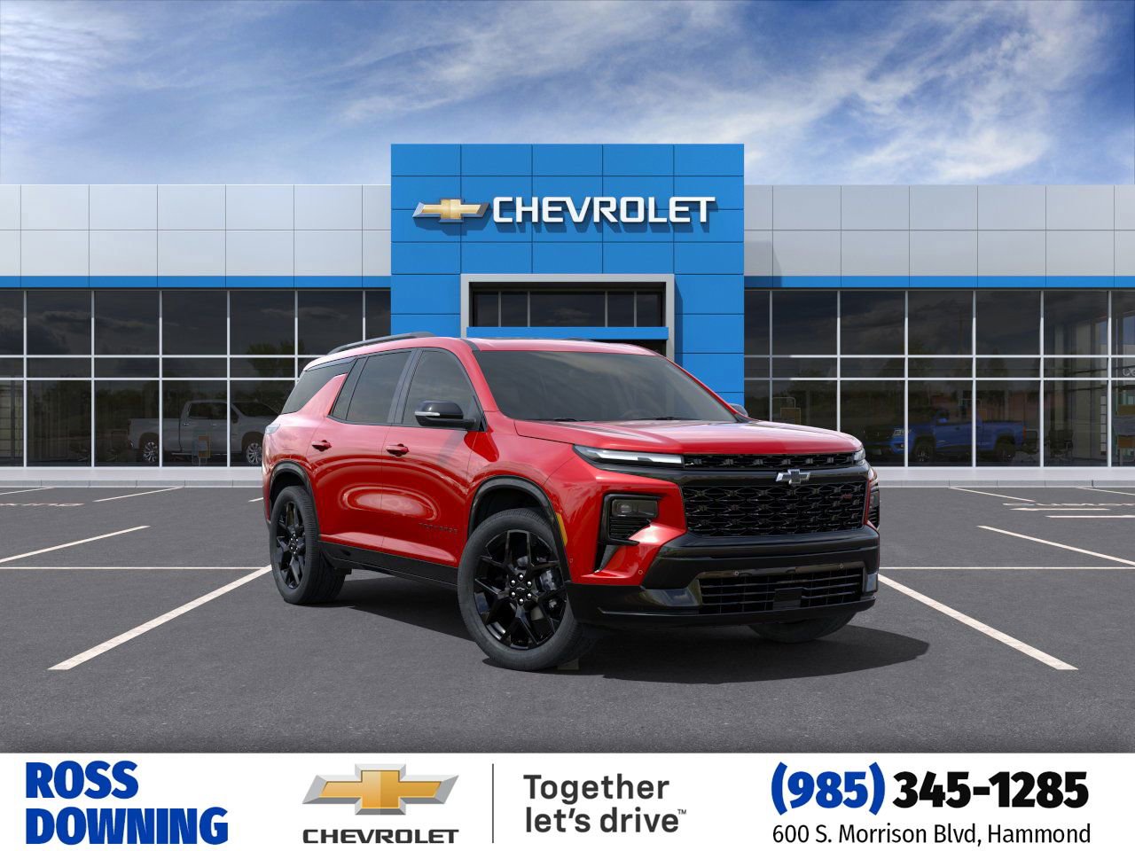 New 2025 Chevrolet Traverse RS w/ LPO, Floor Liner Package