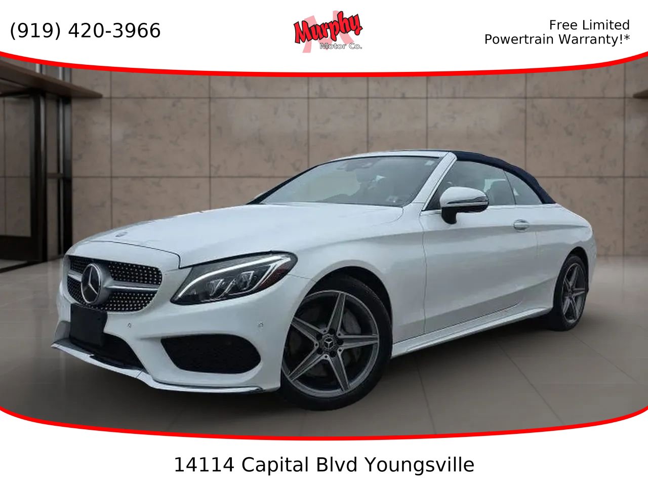 Used 2017 Mercedes-Benz C 300 4MATIC Cabriolet image 1