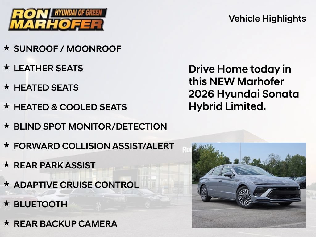 New 2026 Hyundai Sonata Limited FWD image 15