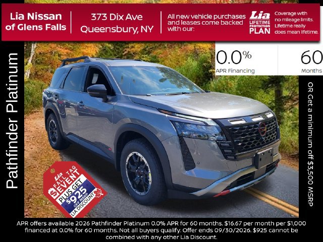New 2026 Nissan Pathfinder Platinum w/ Cargo Package AWD/4WD image 1