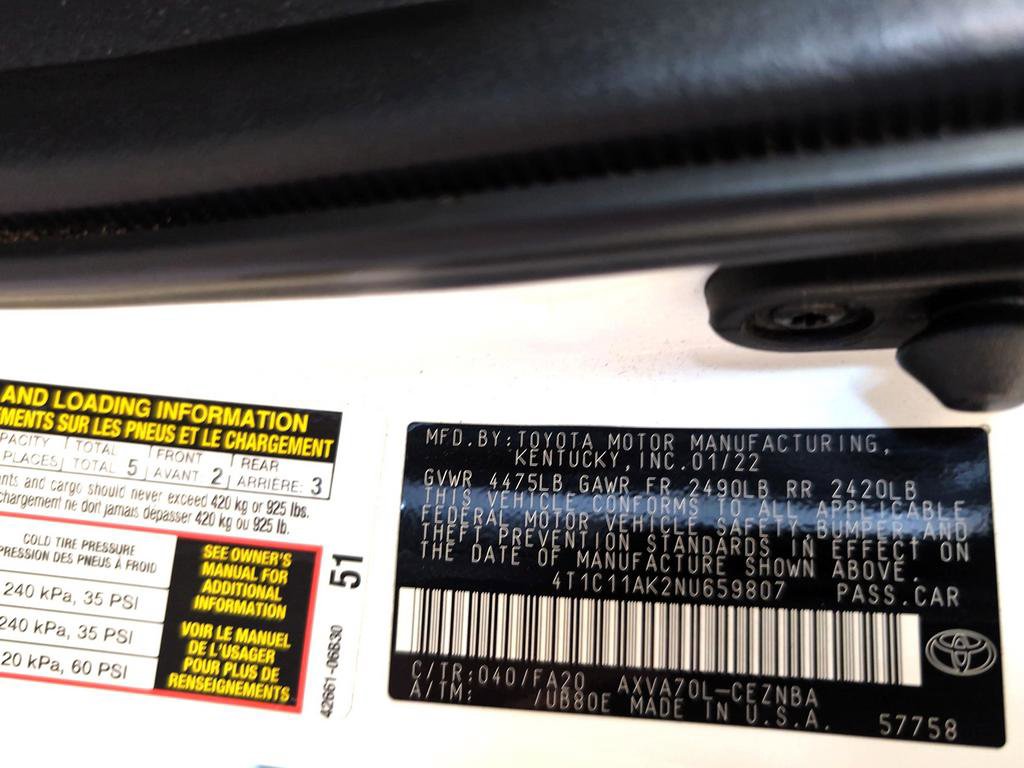 Used 2022 Toyota Camry LE image 25