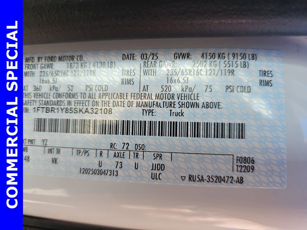 New 2025 Ford Transit 250 Low Roof image 43