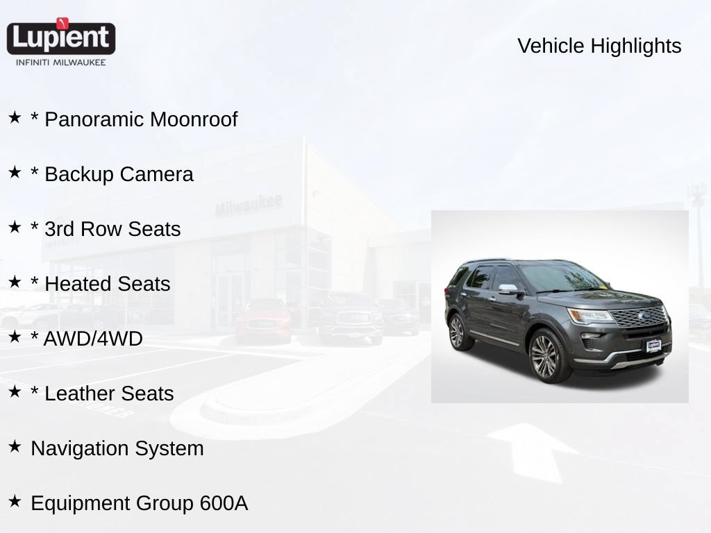 Used 2018 Ford Explorer Platinum AWD/4WD video 2