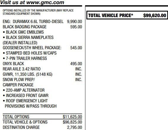 Used 2026 GMC Sierra 2500 AT4X w/ LPO, Black Badging Package AWD/4WD image 2