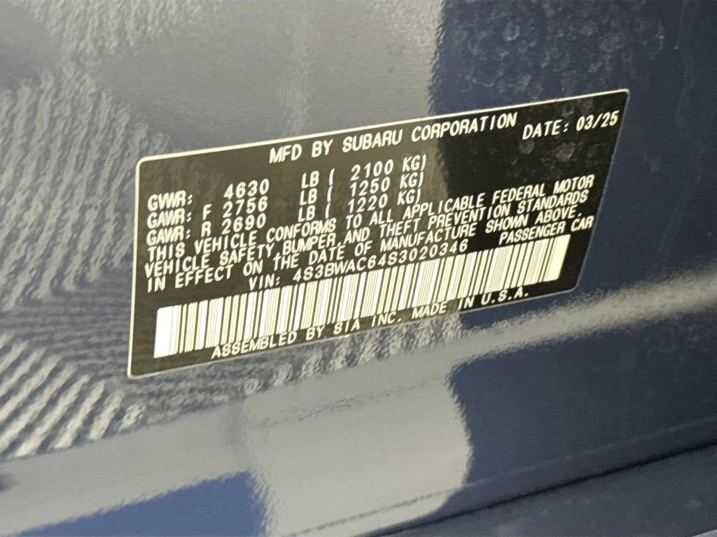 Used 2025 Subaru Legacy Premium AWD/4WD image 30