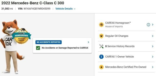Used 2022 Mercedes-Benz C 300 Sedan image 3