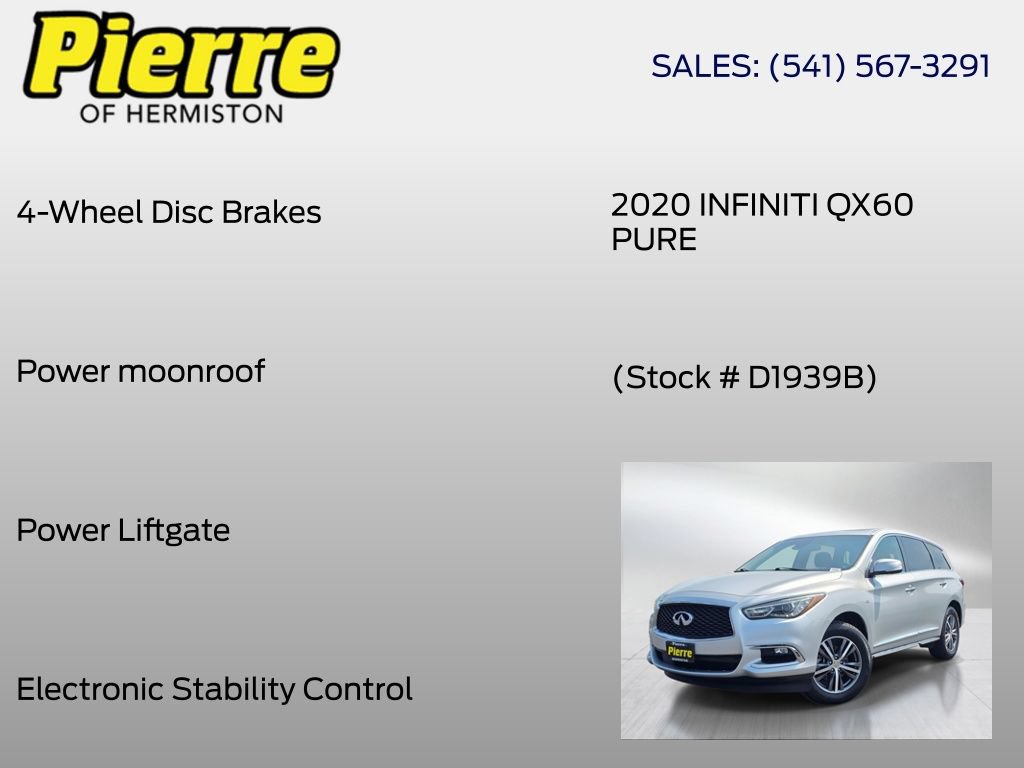 Used 2020 INFINITI QX60 Pure FWD image 12