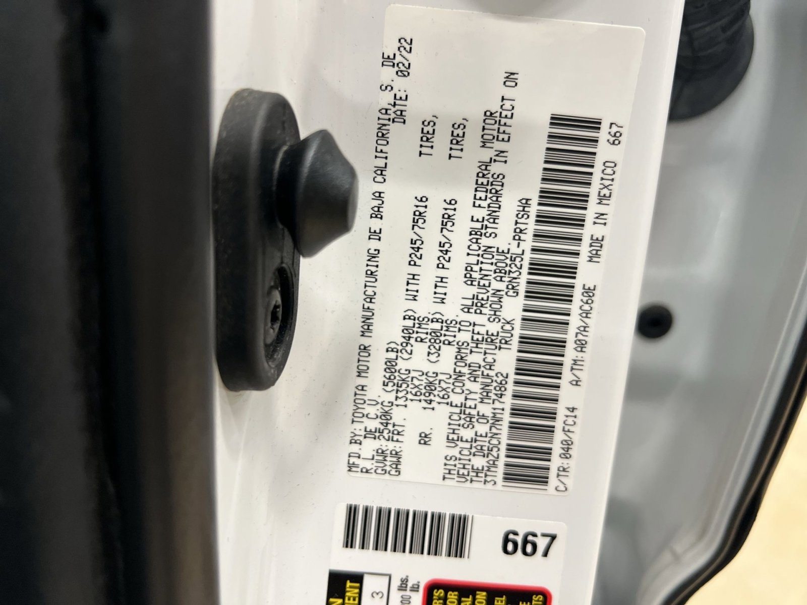 Used 2022 Toyota Tacoma SR5 w/ Technology Package image 24