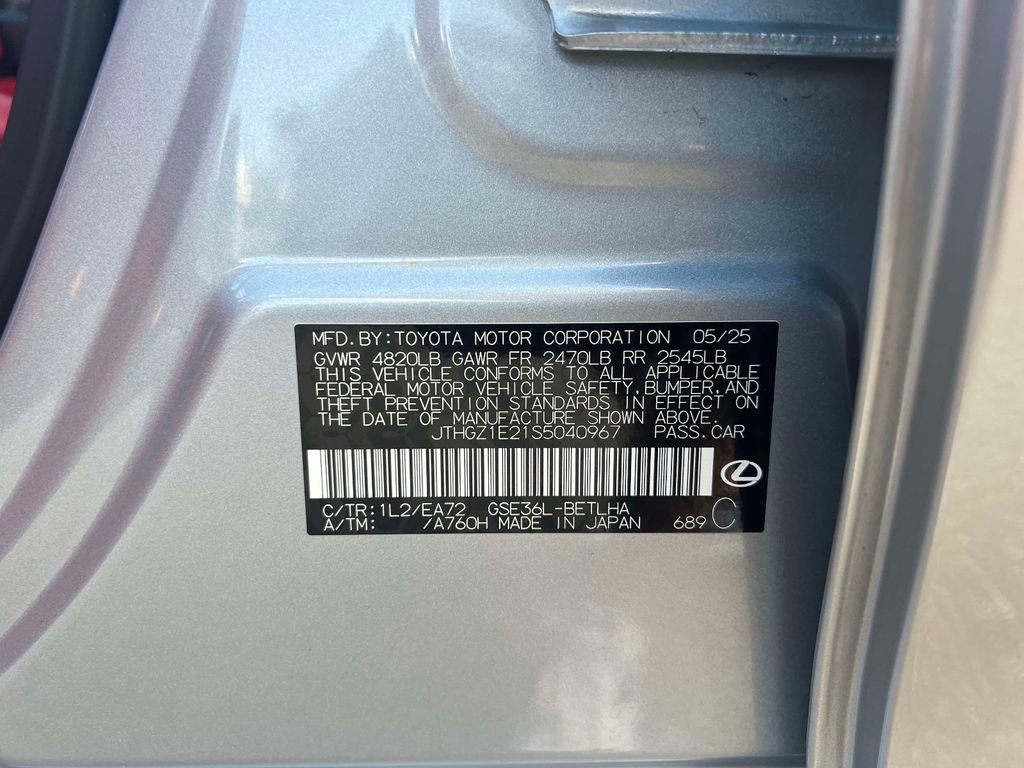 Certified 2025 Lexus IS 350 F Sport w/ Navigation Package image 21