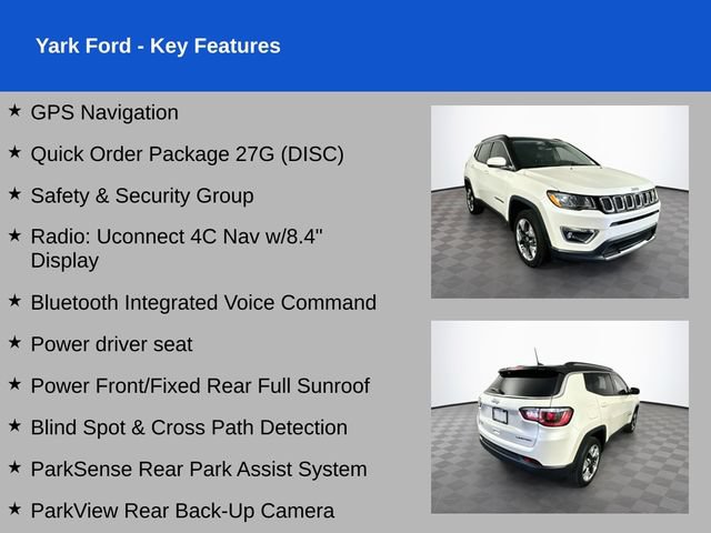 Used 2019 Jeep Compass Limited w/ Safety & Security Group AWD/4WD image 2