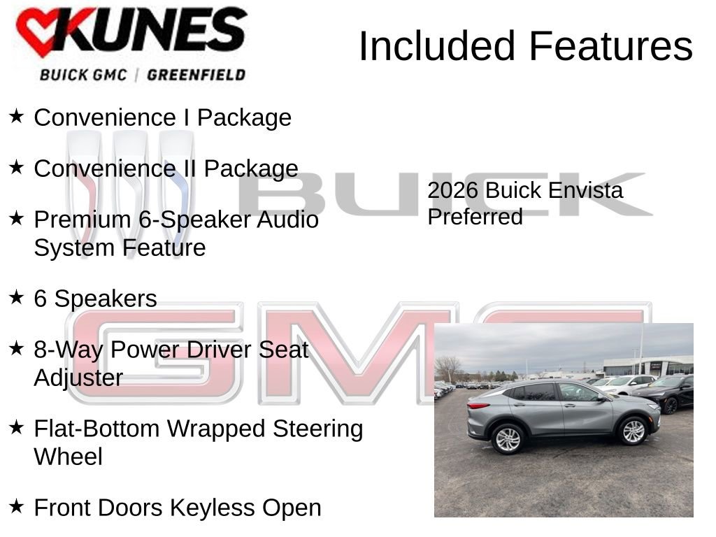 New 2026 Buick Envista Preferred w/ Convenience I Package FWD image 3