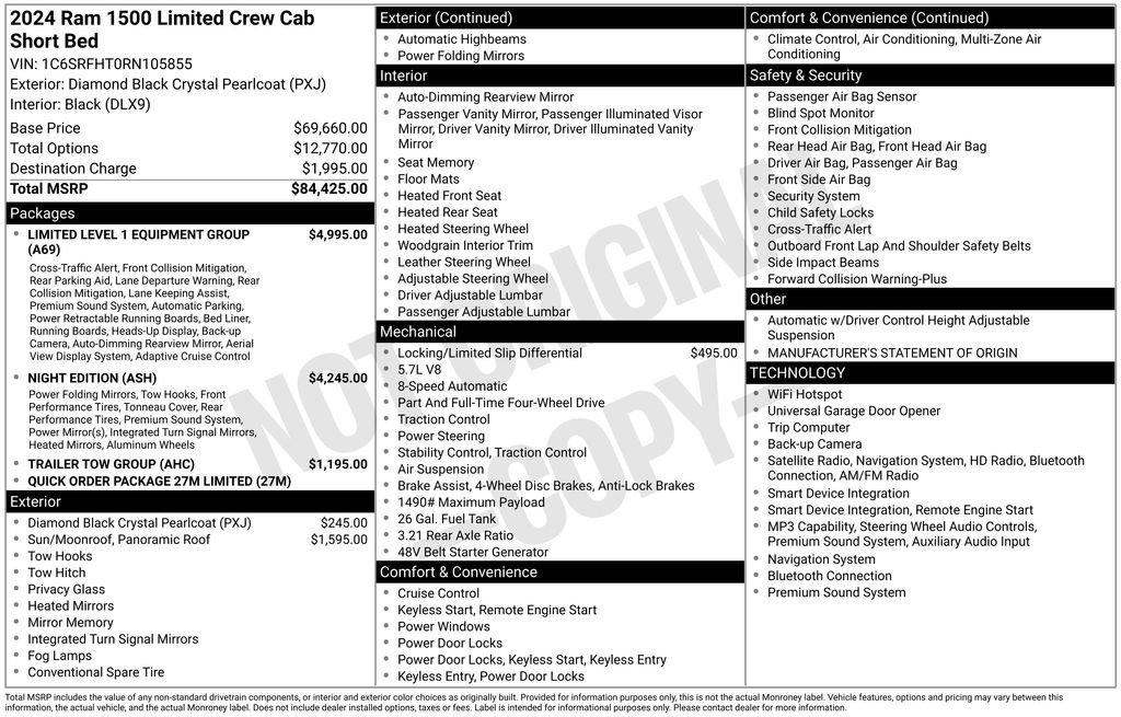 Used 2024 RAM 1500 Limited AWD/4WD image 5