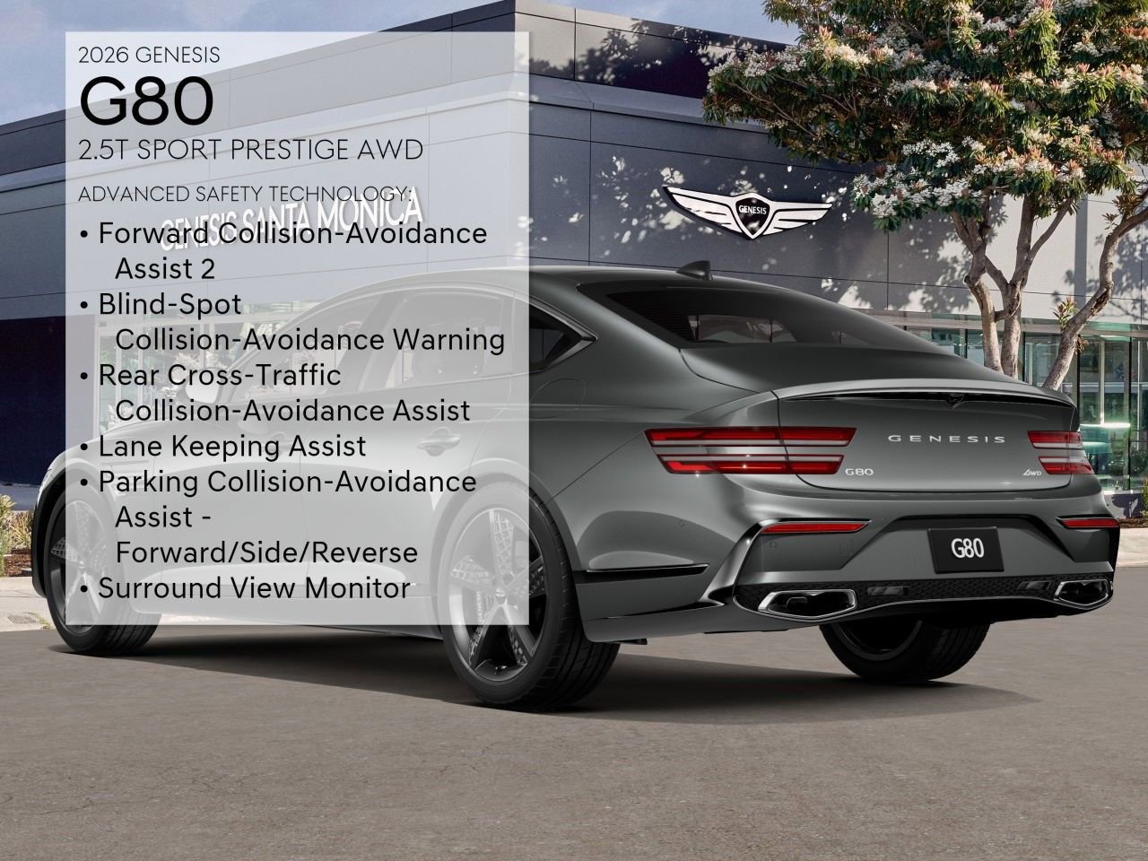 New 2026 Genesis G80 2.5T Sport Prestige image 8