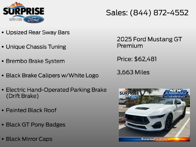 Used 2025 Ford Mustang GT Premium w/ GT Performance Package RWD image 19