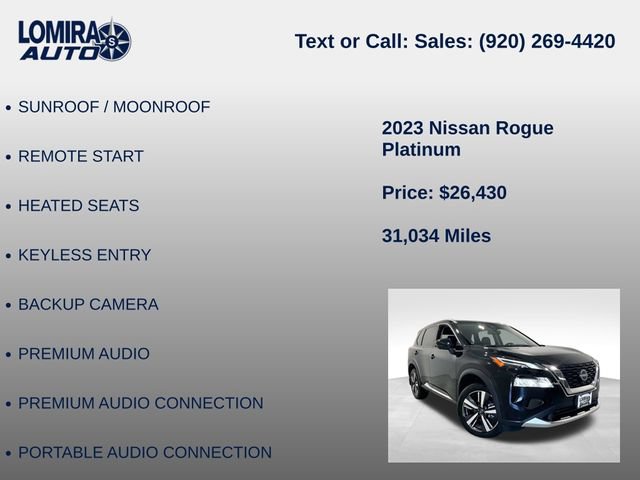 Used 2023 Nissan Rogue Platinum AWD/4WD image 14