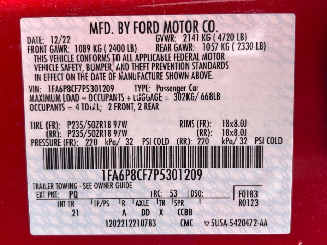 Used 2023 Ford Mustang GT RWD image 30