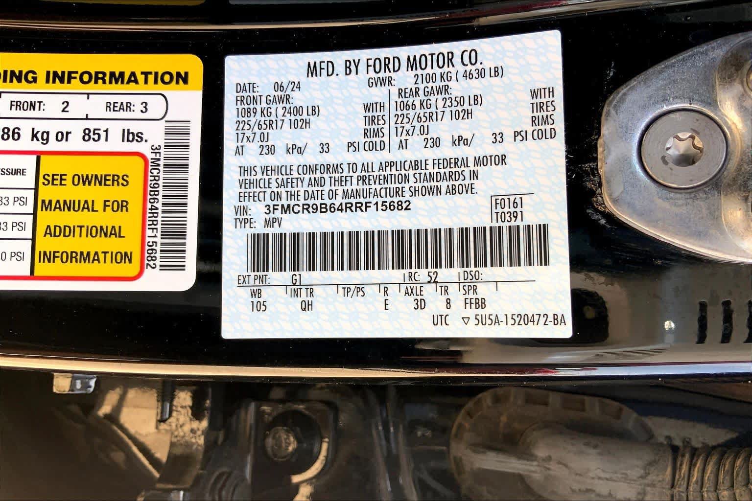 Used 2024 Ford Bronco Sport Big Bend AWD/4WD image 30