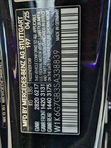 Certified 2025 Mercedes-Benz S 580 4MATIC Sedan image 16