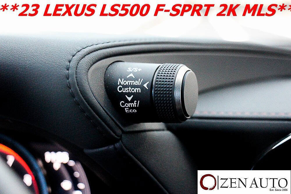 Used 2023 Lexus LS 500 F Sport w/ Cold Weather Package (CK) RWD image 31