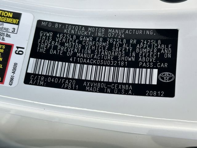 Used 2025 Toyota Camry LE image 28