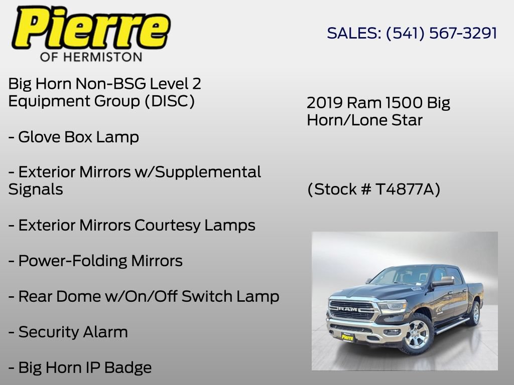 Used 2019 RAM 1500 Big Horn AWD/4WD image 18