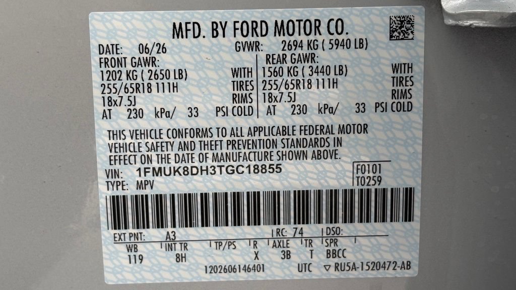 New 2026 Ford Explorer Active AWD/4WD image 55