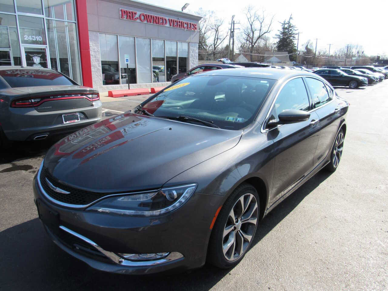 Used 2015 Chrysler 200 C w/ Navigation & Sound Group I image 1