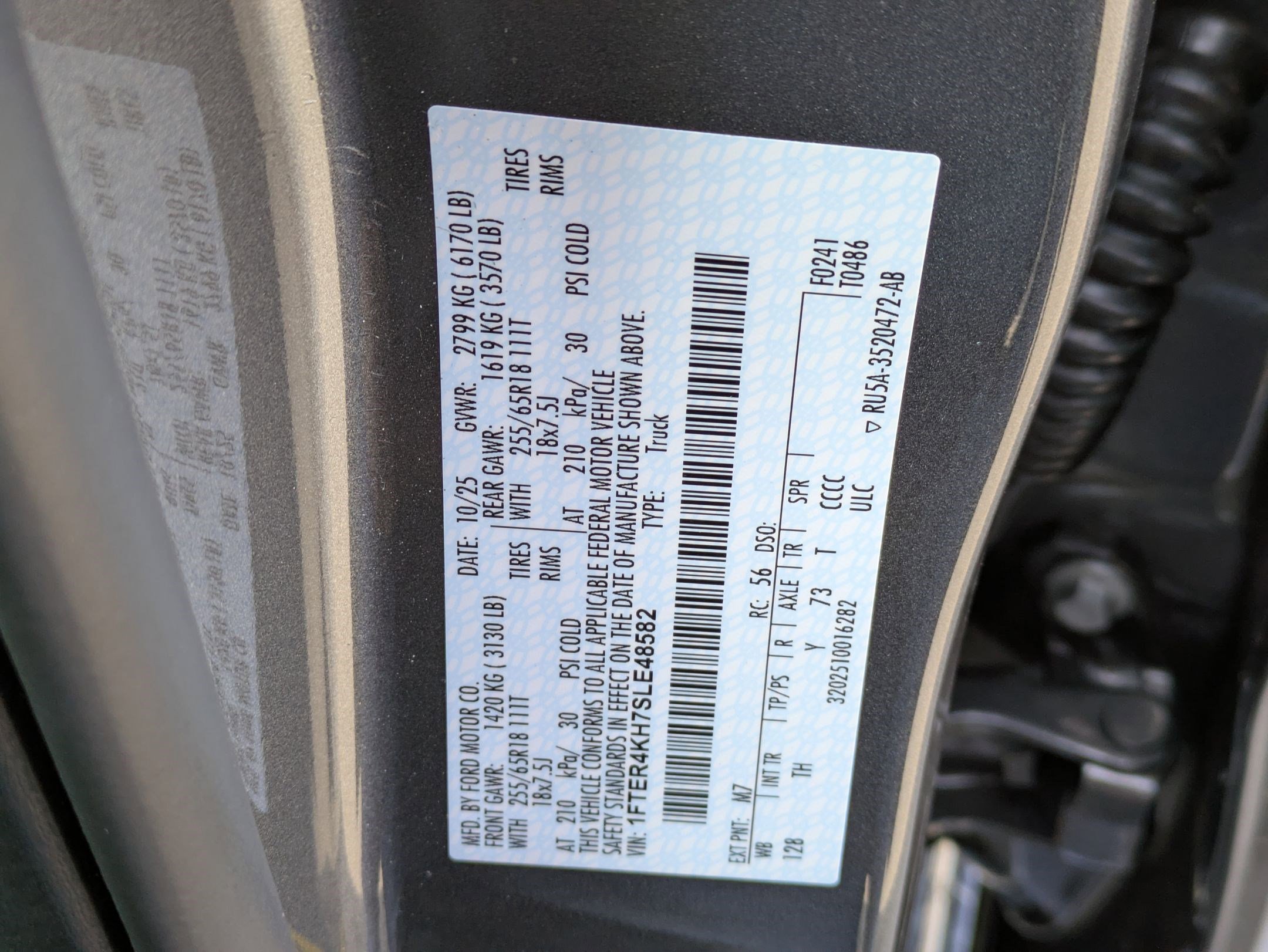 Used 2025 Ford Ranger Lariat w/ FX4 Off-Road Package image 38