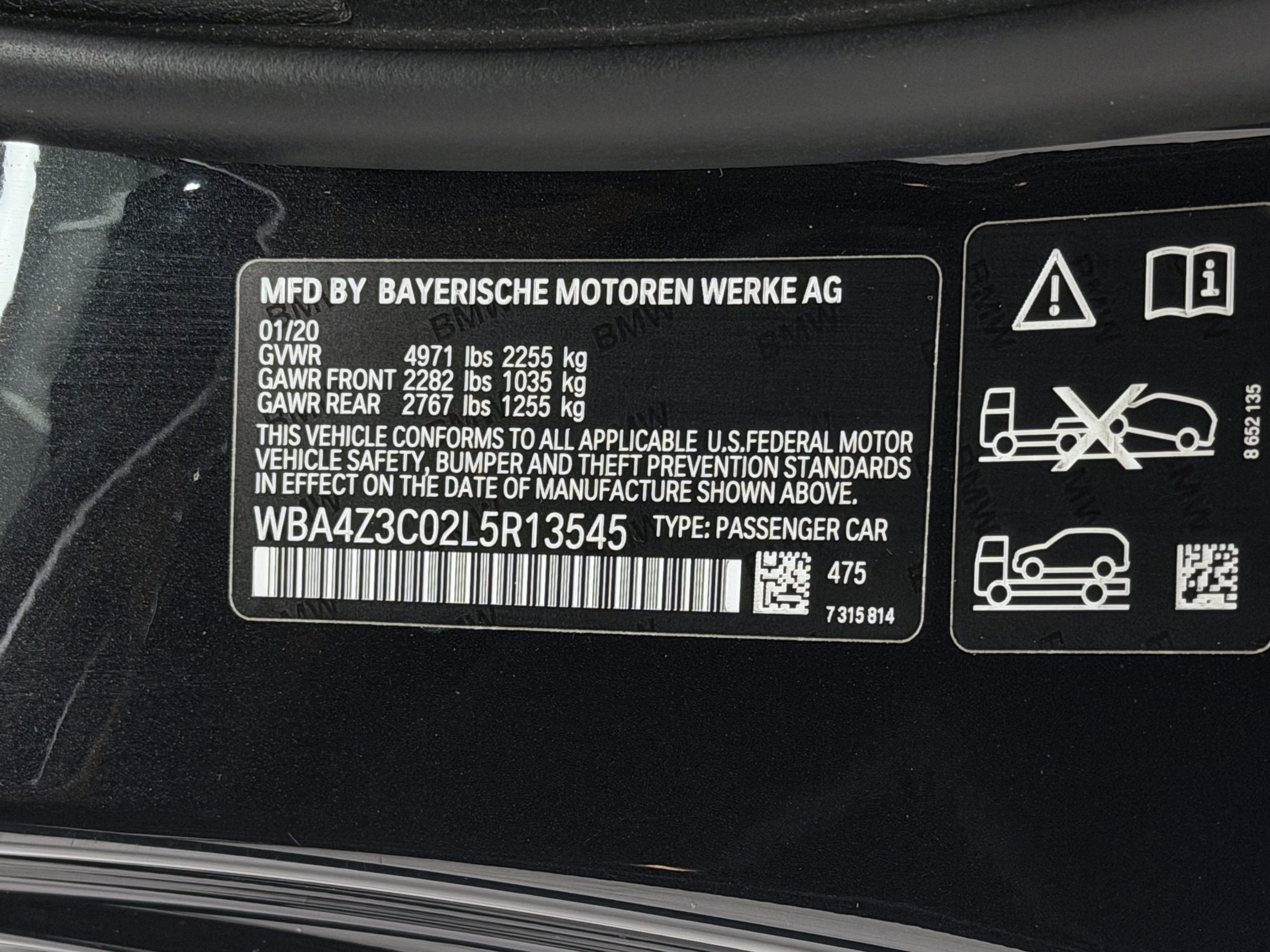 Used 2020 BMW 430i xDrive Convertible w/ Executive Package AWD/4WD image 60